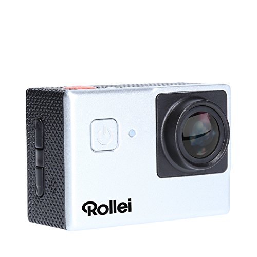 Rollei Actioncam 525 WiFi Action Cam (mit 4k Video Auflösung, Weitwinkelobjektiv, bis 40 m wasserfest, inkl. Unterwasserschutzgehäuse und Fernbedienung) silber – Bild 7