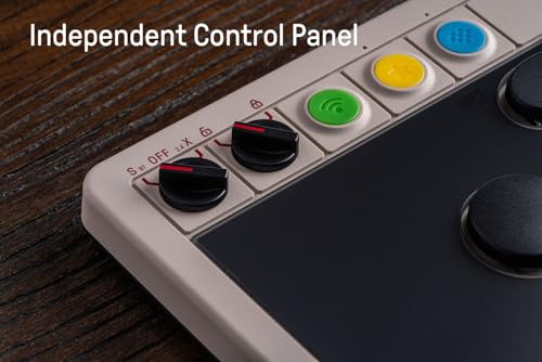 8Bitdo All-Button Arcade Controller for Switch/Switch 2 & Windows – Bluetooth, 2.4G, Wired Connectivity, Low-profile Mechanical Switches, 4 Programmable Buttons with fast-mapping, Hot-swappable PCB - Thumbnail 7