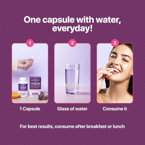 Nature's Island Japanese Glutathione 500mg with Vitamin C & E, Biotin, Resveratrol, Alpha Lipoic Acid, Aloe Vera, Antioxidants for Clear, Glowing Skin, 60 Veg Capsules