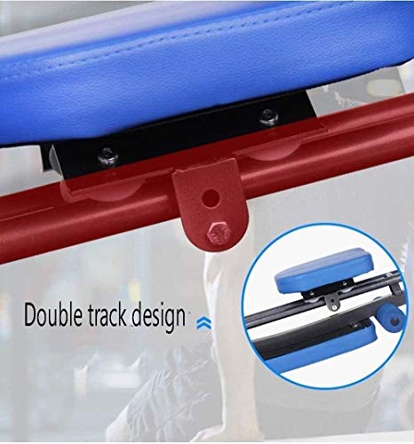 Image of Rowing Machine Multifunctional Sit-up Rowing Machine 2 in 1 Abdominal Fitness Equipment 12 Resistance Adjustment Double Track Maximum Load 200kg