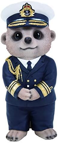 *Navy Captain* Vivid Arts Meerkat Range Indoor Outdoor Garden Ornament