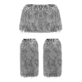 Jupe colorée, jambières longueur genou