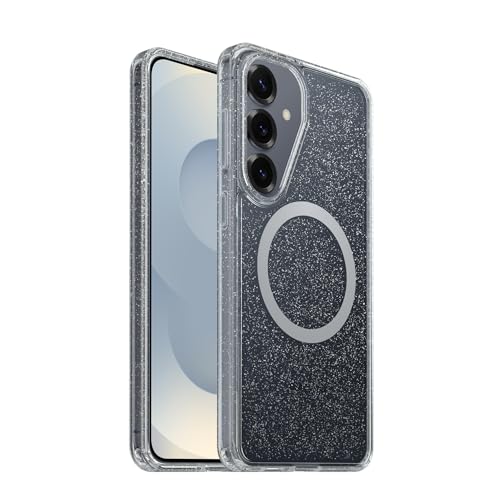 Image of OtterBox Samsung Galaxy S26+ Symmetry Series Case - Stardust 4.0, Clear, Thin, Glitter Samsung Phone Case, Built-in Fast Charge Magnets & Raised Edges
