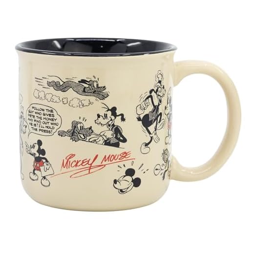 Taza desayuno de cerámica de 400 ml de Mickey Mouse