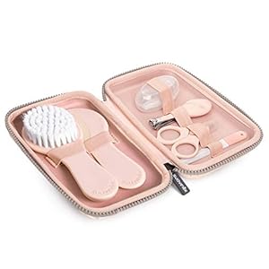Suavinex, Babyverzorgingstas voor baby’s, compleet en draagbaar, baby-manicureset. Bevat: borstel en kam + vinger…