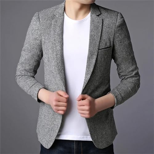 Men Business Casual Suit Jackets Men Solid Color Dress Blazers Coats3