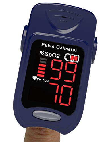 FRONT ARCH Pulse Oximeter Fingertip - Blood Oxygen Saturation Monitor, Oxygen Monitor Fingertip,Heart Rate and Fast SpO2 Reading Oxygen Meter for Sports,Fitness, Aviation