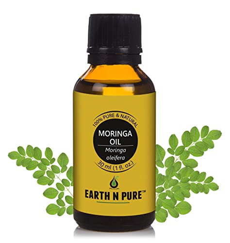 Image of Earth N Pure Moringa Oil Cold Pressed, Natural and Therapeutic Grade 30 ml