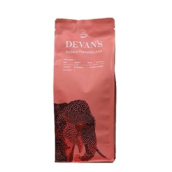 1962 Devan’s Devan’S South Indian Arabica Plantation Aaa Filter Coffee Beans: Coffee : 100%, (Medium Roast) 500 Gms (Beans), Bag