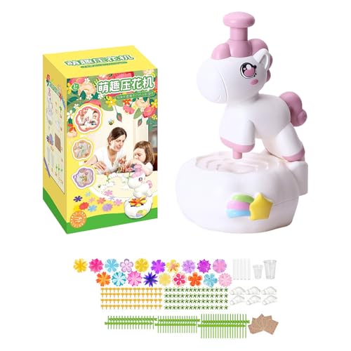 Presse à fleurs éducative en plastique pour l'éveil créatif des enfants et filles
