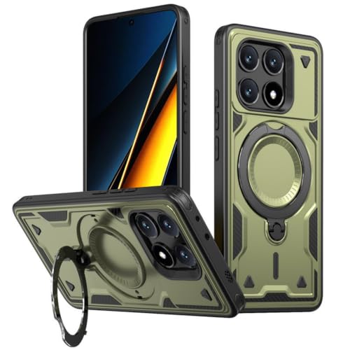 For Xiaomi POCO F8 Ultra/Redmi K90 Pro Max �P�[�X ��]�X�^���h Magsafe�Ή� Xiaomi POCO F8 Ultra/Redmi K90 Pro Max �p �J�o�[