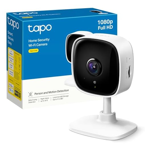 TP-Link TAPO - 1080P Cámara Vigilancia WiFi Interior,para Vigilar Bebés y Mascotas, Visión Nocturna, Detección de Movimiento, Audio Bidireccional, Almacenamiento SD, Compatible con Alexa, Color Blanco