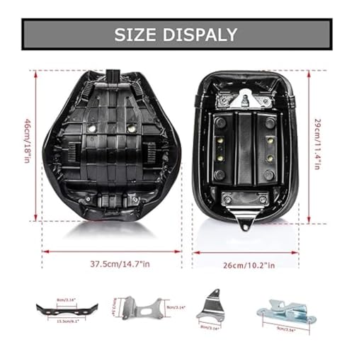 Asiento Shadow VT750C acabado premium en cuero sintético resistente 4