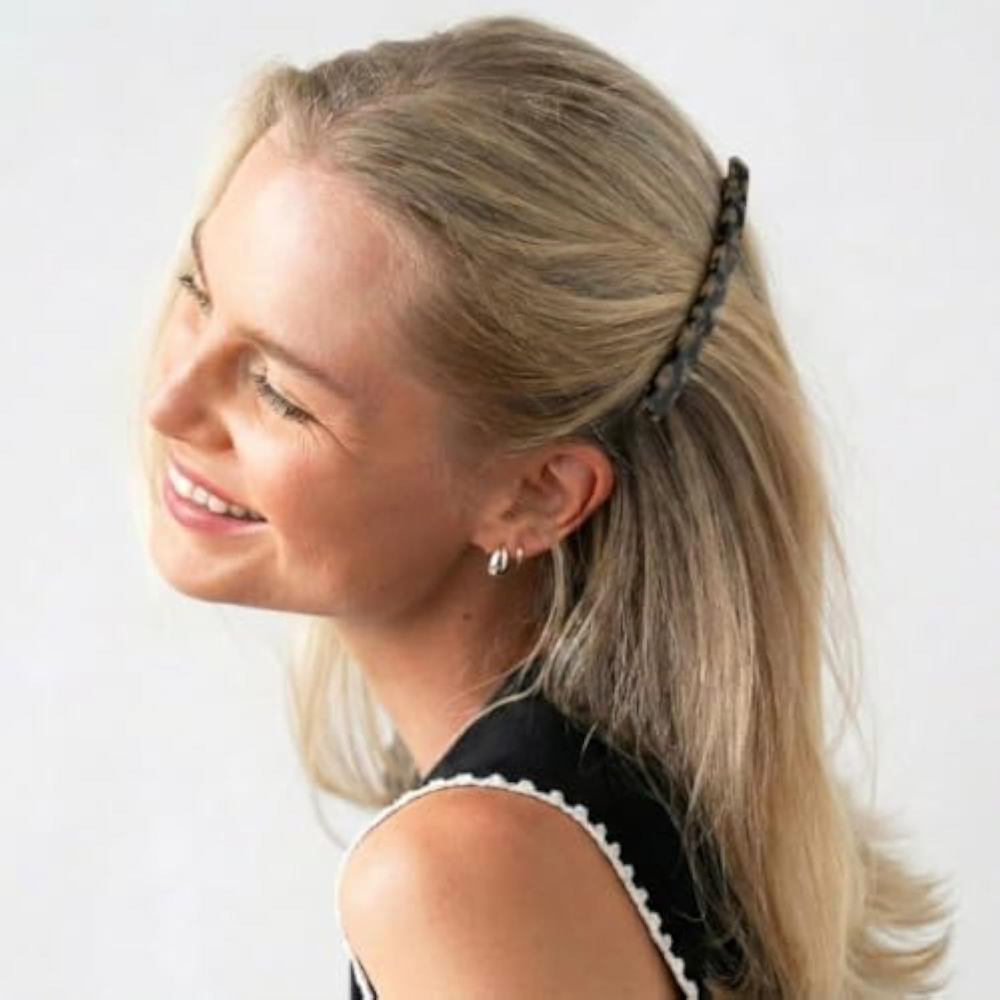 Long and Skinny Pavlova Black Barrette