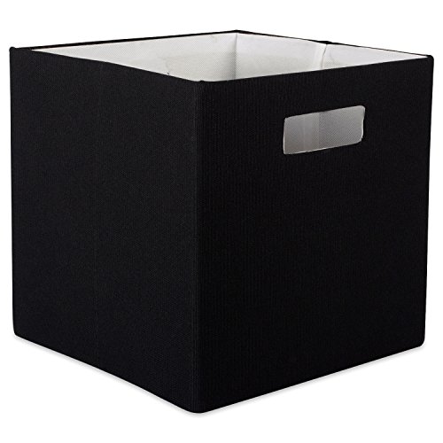 DII Poly-Cube Storage Collection Hard Sided, Collapsible Solid, Large, Black by DII - Used condition - US$10.02