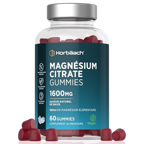 Magnésium Gummies Adulte 1600mg | Magnesium Citrate | Alternative to