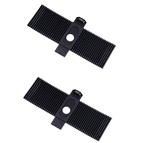 MSCHENZW 2X Console de Sélecteur de Changement de Vitesse de Transmission de Voiture Levier Aveugle Couvercle pour Volvo C30 C70 Cover