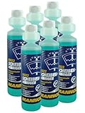 Mannol MN5022 Scheibenreiniger Konzentrat 1:100 Sommer - 1,5L Set (6x250 ml) - Scheibenwaschanlage Auto Wischwasser für klare & schlierenfreie Sicht
