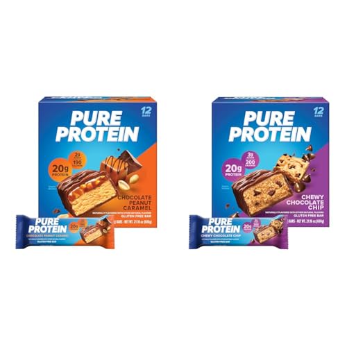Pure Protein Bars, High Protein, Nutritious Snacks to Support Energy & Bars, High Protein, Nutritious Snacks to Support Energy, Low Sugar