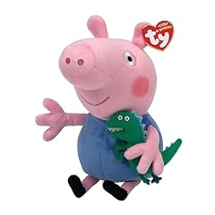 Ty - Morbido pupazzo di Peluche - Peppa Pig - George - Ottima idea regalo per bambine e bambini - Bambola di pezza - 46130-20 centimetri