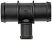 Dorman 627-006 Radiator Coolant Hose Connector Compatible with Select Audi / Volkswagen Models