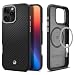 Produktbild Spigen für iPhone 16 Pro Hülle [Kevlar 1500D Schutz] Enzo Aramid MagFit Aramidfaser Dünn Slim Stoßfest Schutzhülle Case Handyhülle Kompatibel mit MagSafe -Black Silver