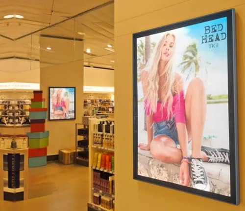 Miniatura 5 de E-Hangsam - Caja de luz LED de 24 x 36 pulgadas con interruptor de encendidoapagado con regulador de intensidad, letrero de pared para mostrar