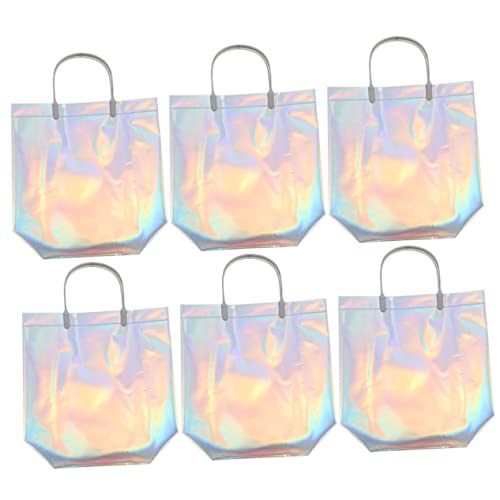 Ciieeo Garment Bags Handles 6-pack Waterproof Tote Bag Set Reusable for Wedding Decorative