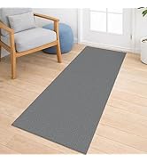 Lansny Washable Runner Rug 2x5 Hallway Runners Braided Cotton Entryway Runner with Non Slip Backi...
