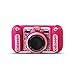 VTech Kidizoom Duo DX Rose, macchina fotografica per bambini 10 in 1, filtri dinamici - Versione FR