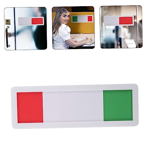STOBOK 3kawałki Tablica Informacyjna Otwarte Zamknięte Przezroczysta Zasłona Zmienności Statusu Biurze Wykonana z Akrylu Łatwa Instalacji Widoczna z Dali Idealna Do Sal