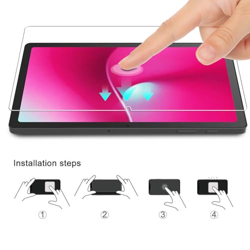 Protector de Pantalla Tempered Glass para T-Mobile REVVL Tab 2 10.1" 2 Pack miniatura 5