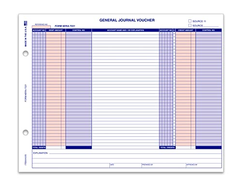 FLYWHEEL General Journal Vouchers (Form #ERA-7221)