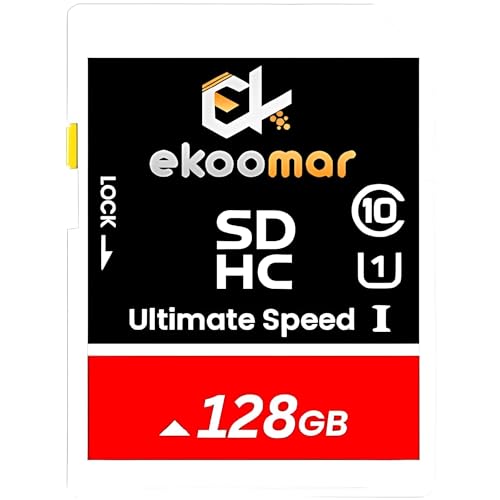 Ekoomar Card - Class 10 [J[h 100MB/b fW^JA_bVJArfI^p | vŐM̍Xg[W JJ[h 128GB (1pbN)