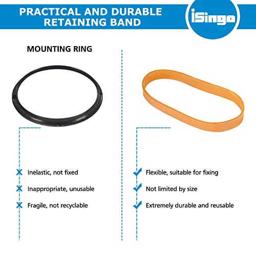Image of 6 Pack 90107 /90137 Reusable Dry Filters and 3 Pcs 90585 Foam Sleeve Filter Kit Replacement for Shop Vac 5 Gallon and Above Wet /Dry Vacuum, Part# 9010700, 9013700, 9058500, with 6pcs Retaining Bands