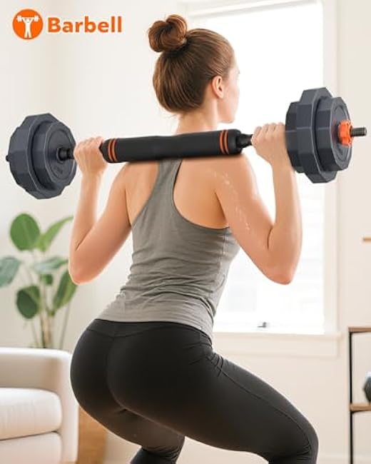 Adjustable Dumbbells Set, 45/65/85 lbs Free Weight Set with Connector, 4 in1 Dumbbells Set for Home Gym Workout