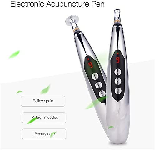Zeerkeer Electronic Acupuncture Pen 3 In 1 Acupuncture Massage Pen With 3 Massage Heads For Pain Relief, Usb Rechargeable Powerful Meridian Energy Pen, Includes Massaging Gel(Usb Powered) #TOP4