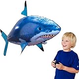Remote Control Flying Shark Toy Air Swimming Fish RC Animal Toy for Kids Children Remote Radio Blimp...