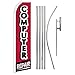 Computer Repair Swooper Advertising Flag & Pole Kit - Perfect for Computer Repair Shops, Electronics Stores