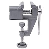 El paquete incluye: 1 PC * Vise. Mini mesa Vice tornillo de abrazadera tornillo para DIY Aleación de aluminio taladro eléctrico