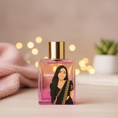 Image of Perfumes (Senorita Eau De Parfum 100ml | Premium Bella Vita EDP for Women | Long Lasting Floral Fruity Fragrance with Yuzu & Pomegranate | Personalized Name & Cartoon Art Bottle)