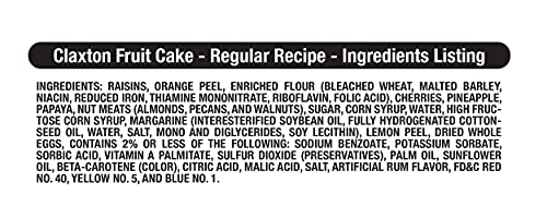Claxton Fruit Cake CF5R Old Fashion Claxton Fruit Cake 5-1 Lb. Regular Recipe Loaves thumb #8