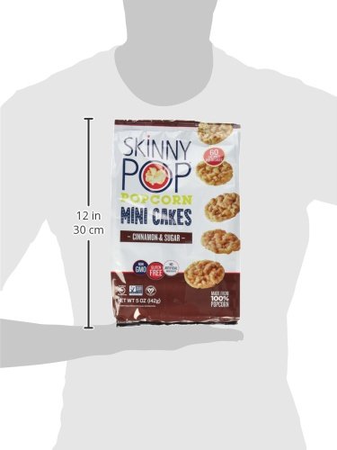 Skinnypop Mini Popcorn Cakes, Cinnamon And Sugar, 5 Ounce #TOP2