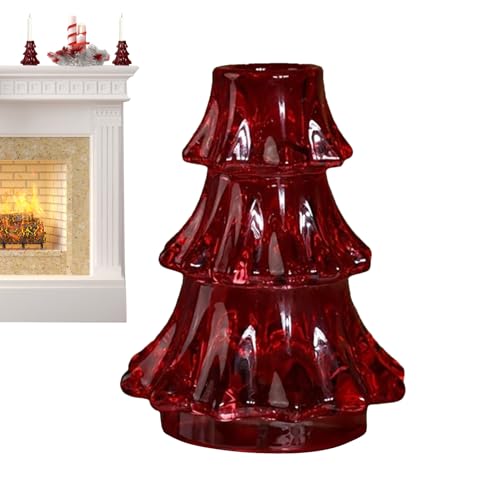 Bougeoir conique de Noël à offrir pour une décoration de table