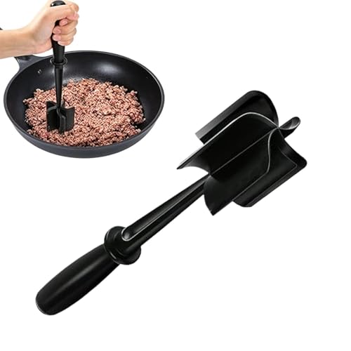 Chopper Carne Picada a Mano | Prensa para Alimentos y Verduras - Picadora Culinaria para Pollo | para Patatas, Pollo, Carne, Aves, Hamburguesas, Preparación de Comidas en Casa Apartamentos