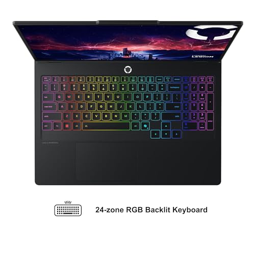 Image of Lenovo Legion 5 Pro Gaming AI Laptop | 16 inch 2560x1600 OLED 165Hz 1100nits HDR Peak | AMD 8-core Ryzen 7 8745HX | 32GB DDR5 4TB SSD | GeForce RTX 5060 (572 AI TOPS) RGB Backlit Win11Pro w /DLCA Accessory