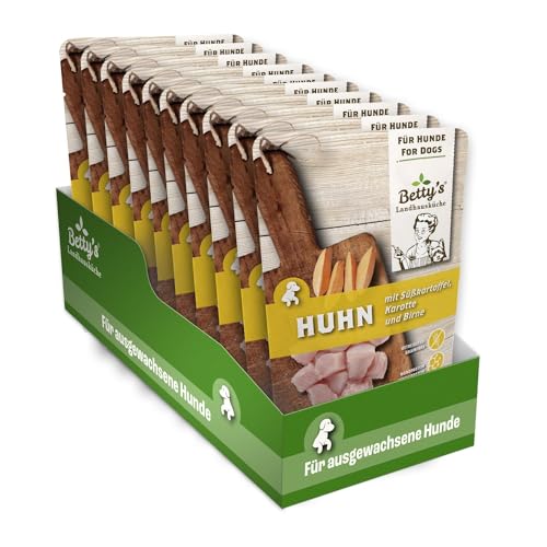 Betty’s Landhausküche Frischebeutel Huhn und Süßkartoffel 300g x 10