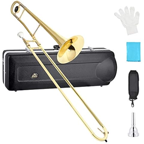 Eastrock Trombone Bb Tenor Slide Gold Cover