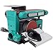 Heavy Duty Benchtop Sander 4x36 Inch Belt with 6 Inch Disc 120V Dual Function Grinder for Woodworking and Metal Fabrication