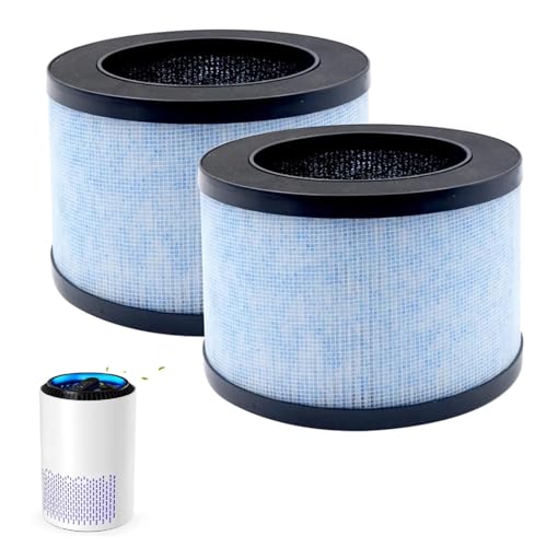 IUSOT Lot de 2 filtres de purificateur d'air Conopu DH-JH01 et DH-JH06, filtre HEPA H13, filtre compatible avec épurateur d'air DH-JH01/JH06, remplacement HEPA véritable, pour purificateur d'air